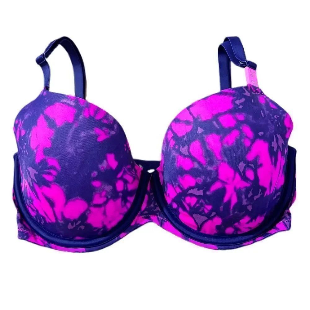 Victoria’s Secret Pink Wear Everywhere Lightly Lined underwire Bra Pink 32DD
